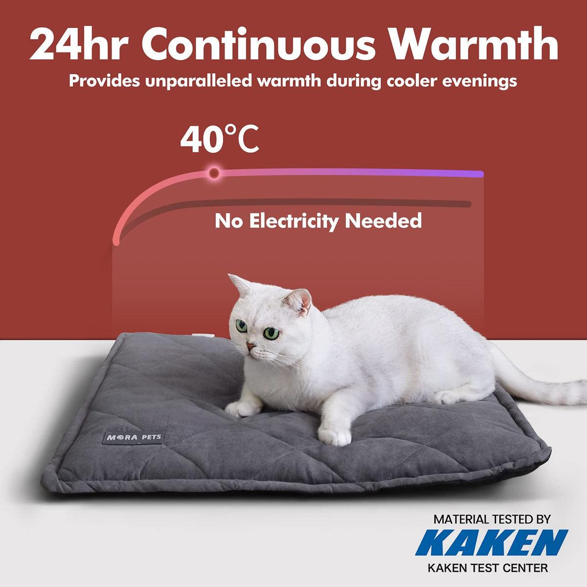 Self Heating Cat Bed 24 x 18 Inches U654