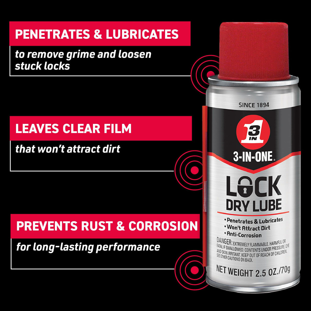 2.5 OZ Dry Lube M8995