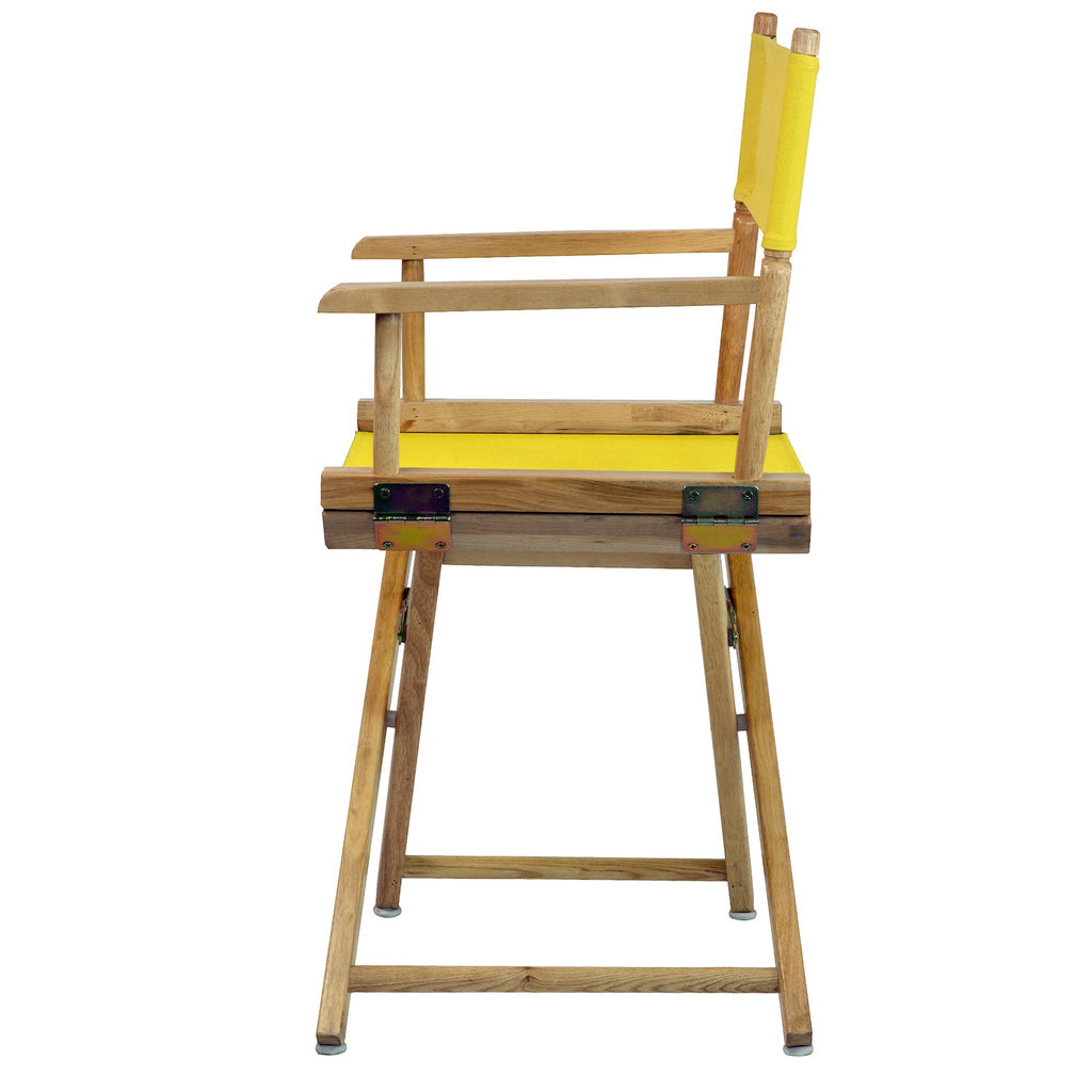 Director's Chair Natural Frame Gold Canvas T768