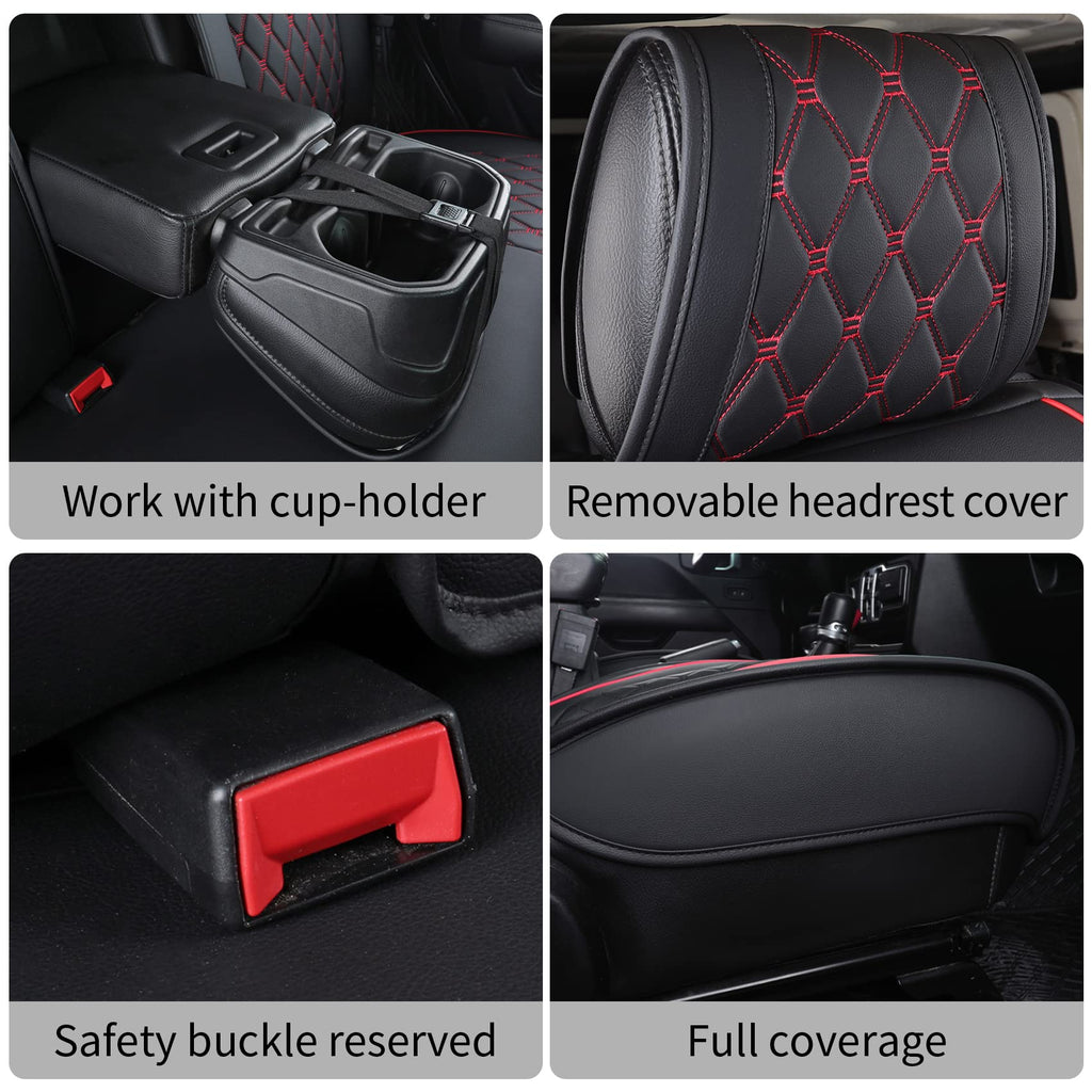 Jeep Wrangler JK JL 4-Door Seat Covers Full Set A9125