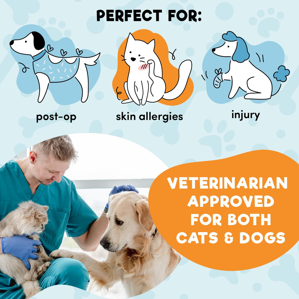 Inflatable Dog Cone Collar Alternative Large Blue U32326