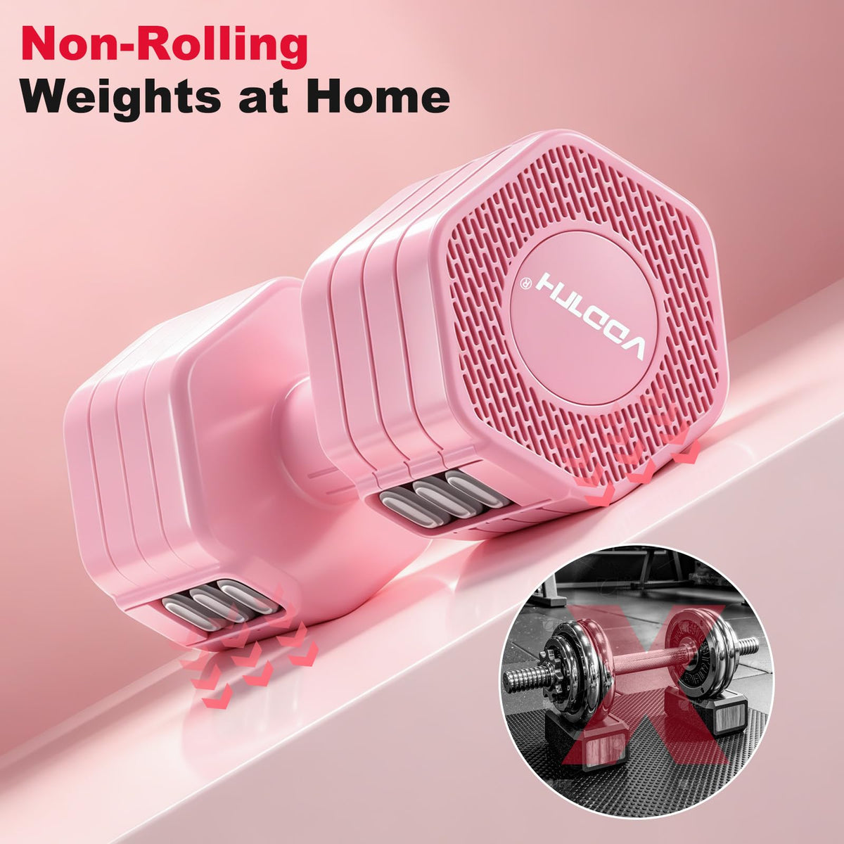 Adjustable Dumbbell Set 5/10 LB Pair M505