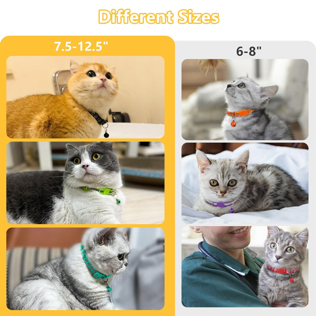 2 Pack Reflective Breakaway Cat Collar with Bell N201285