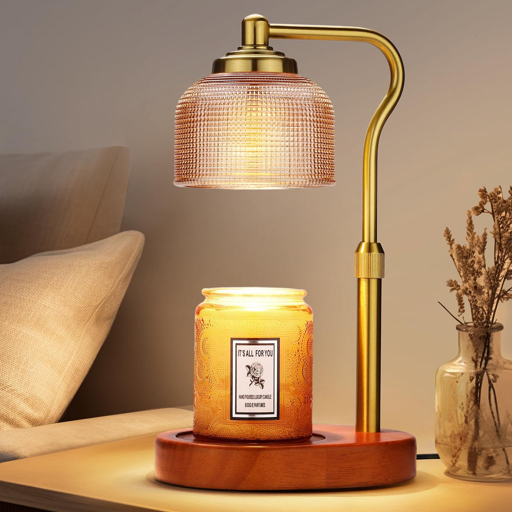 Electric Candle Warmer Lamp with Timer Dimmable Height Adjustable Q5257