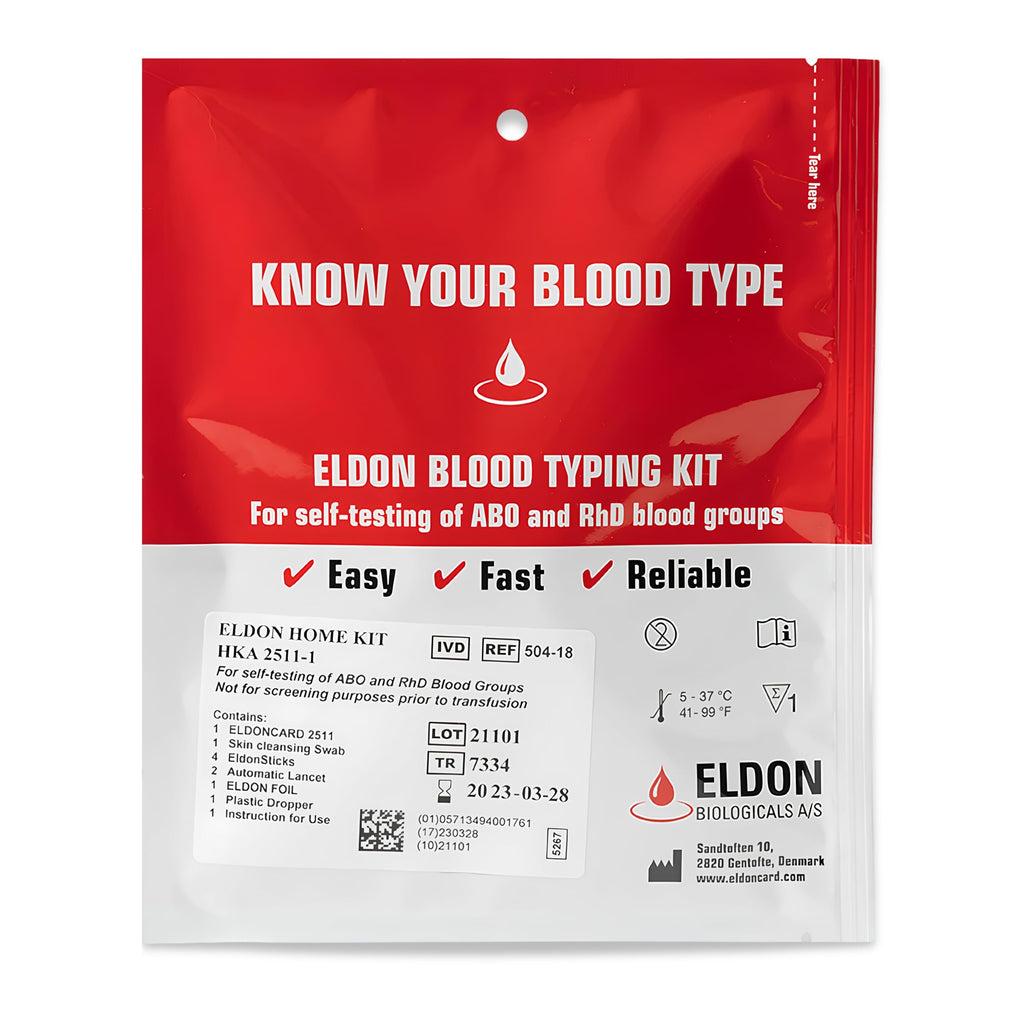Home Blood Typing Kit 7 Kits A104
