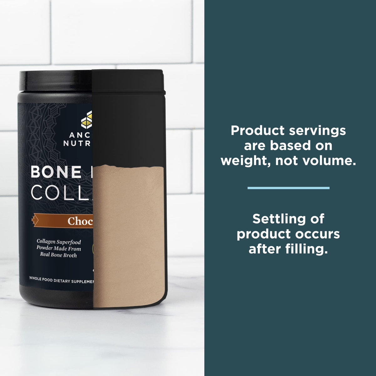 Hydrolyzed Bone Broth Collagen Peptides, Chocolate Q474006