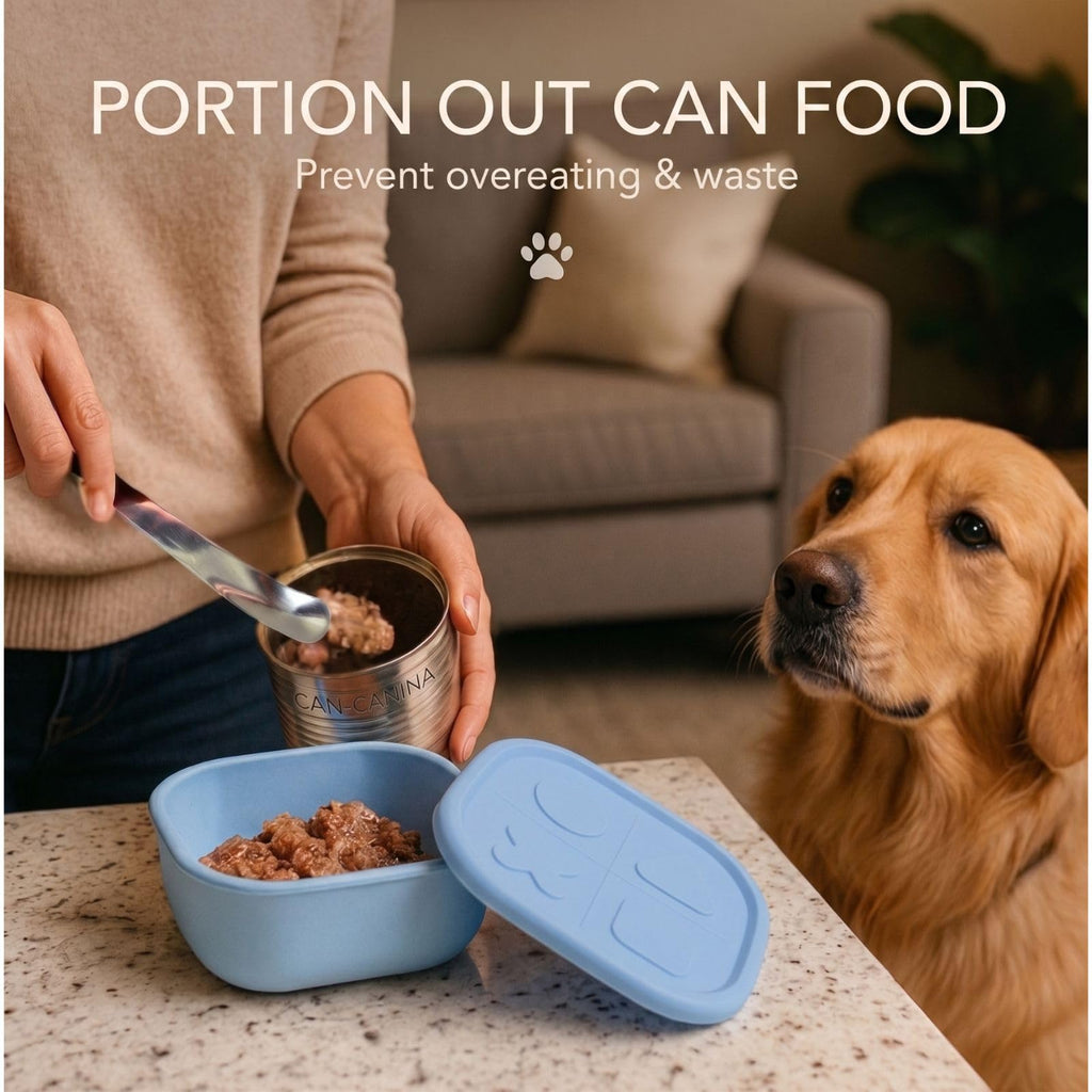 Airtight Pet Wet Food Storage Containers with Lids 4-Pack 12oz H45662