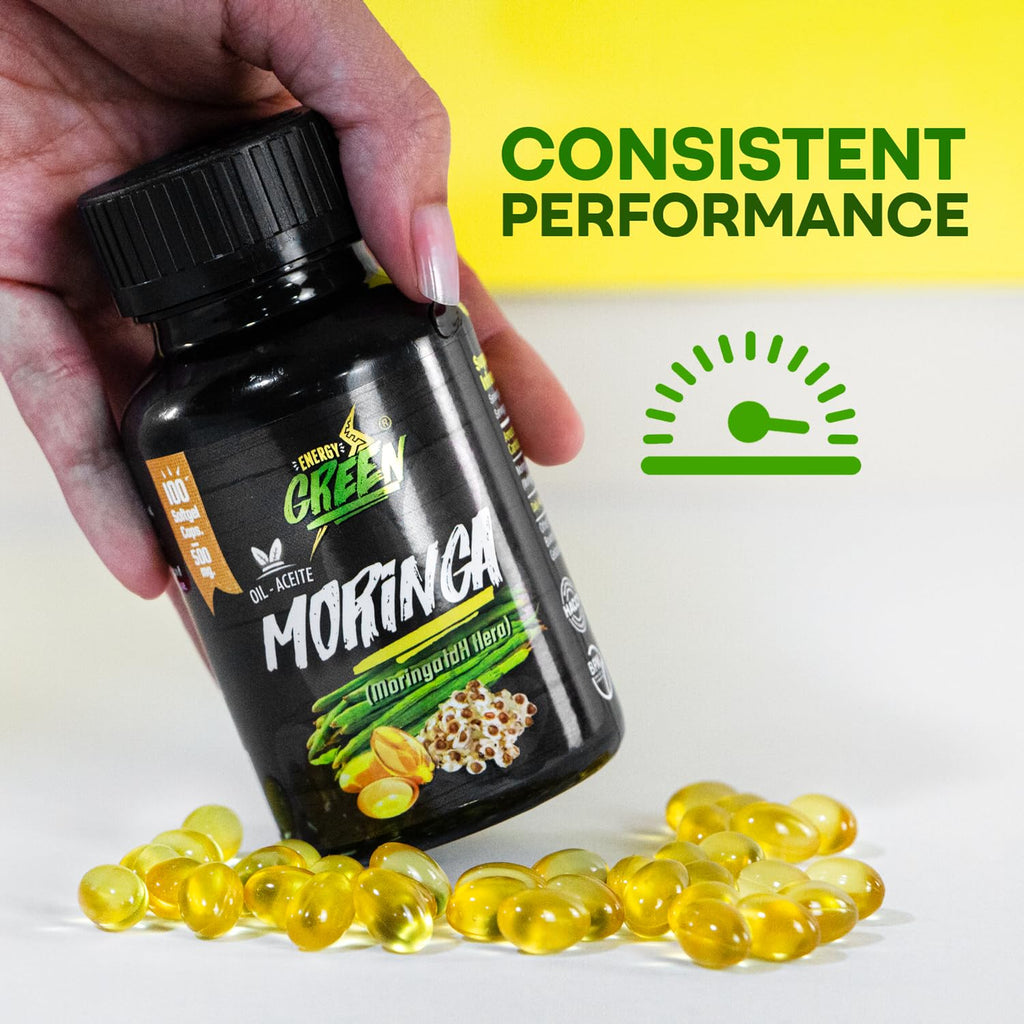 Moringa Seed Oil Softgels, Cold-Pressed, Vegan, 100 Softgels O1843