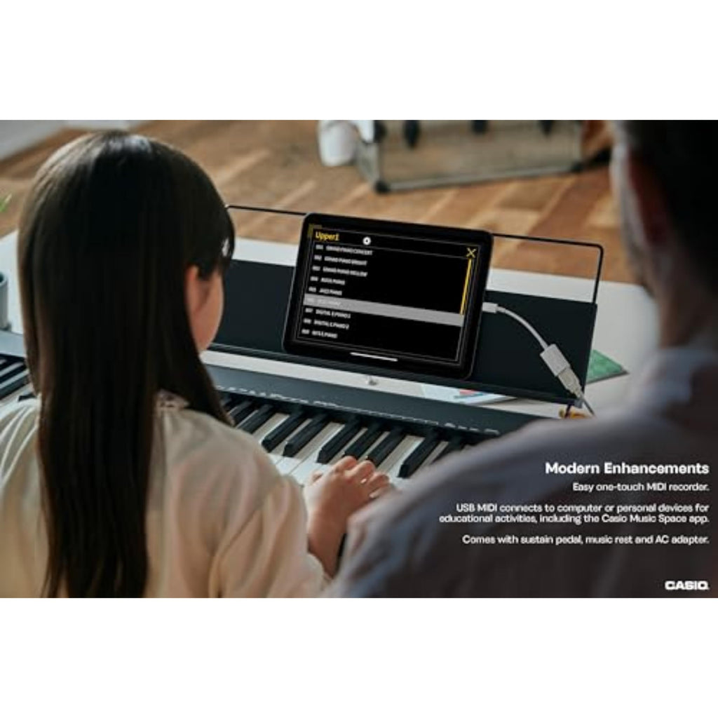 88-Key Weighted Digital Piano with Scaled Hammer Action Keyboard M4722