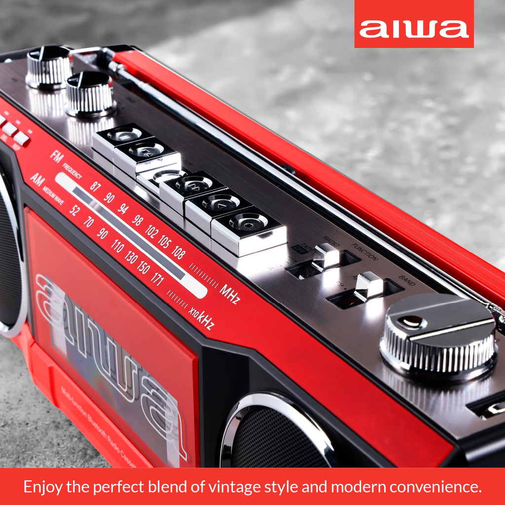 Portable Bluetooth Cassette Player & Recorder Boombox P8864