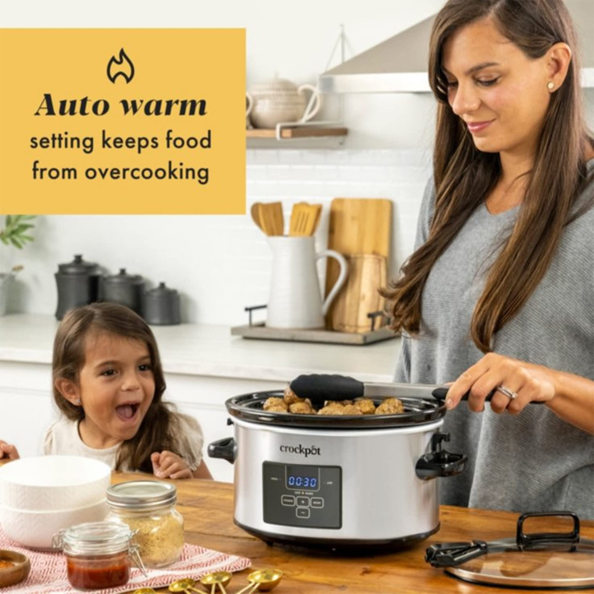 Programmable Slow Cooker, 4 Quart Oval Y971137
