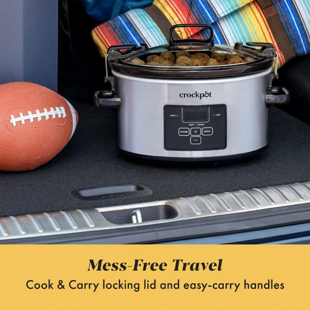 Programmable Slow Cooker, 4 Quart Oval Y971137