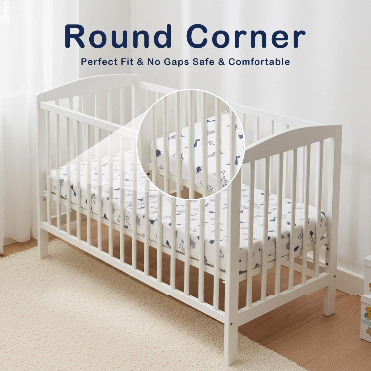 Trifold Pack and Play Mattress 38'' x 26'' x 3'' Memory Foam W4023