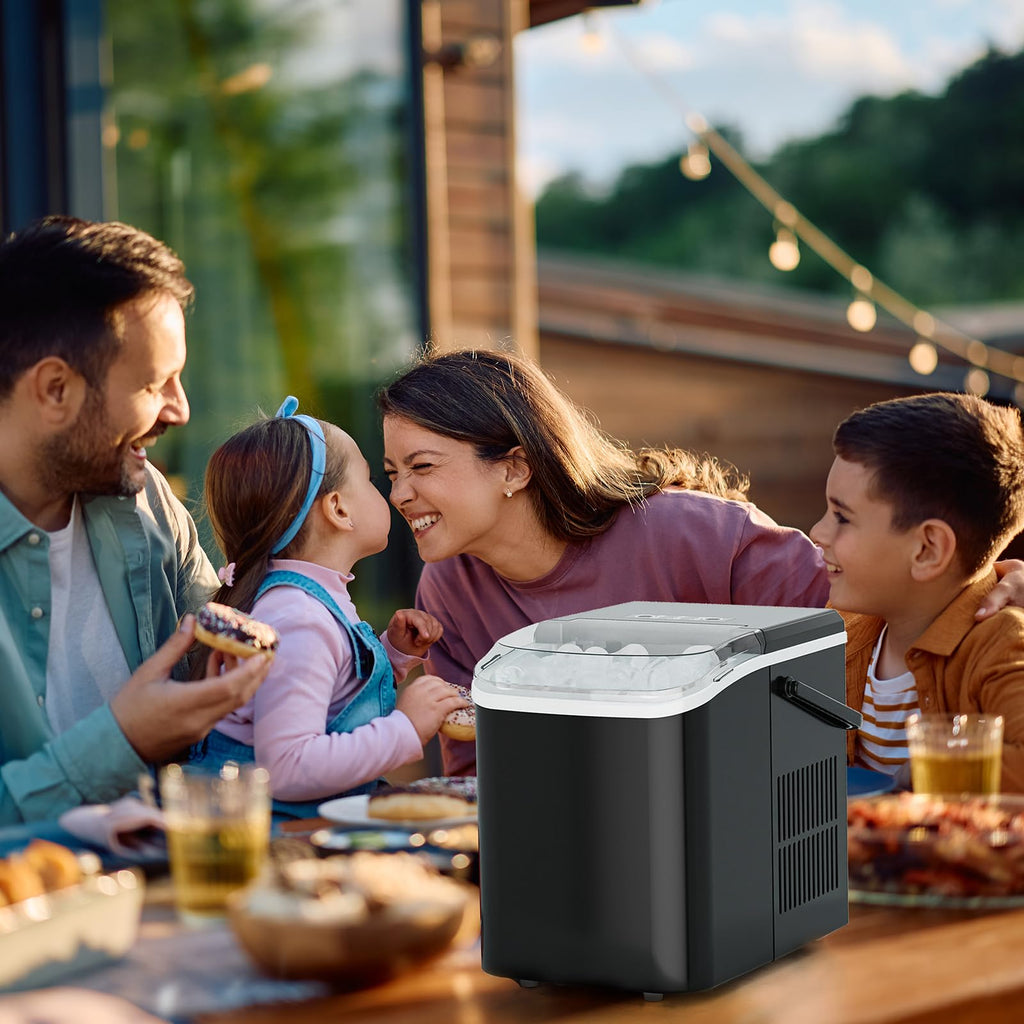 Portable Countertop Ice Maker Machine with Handle K33560