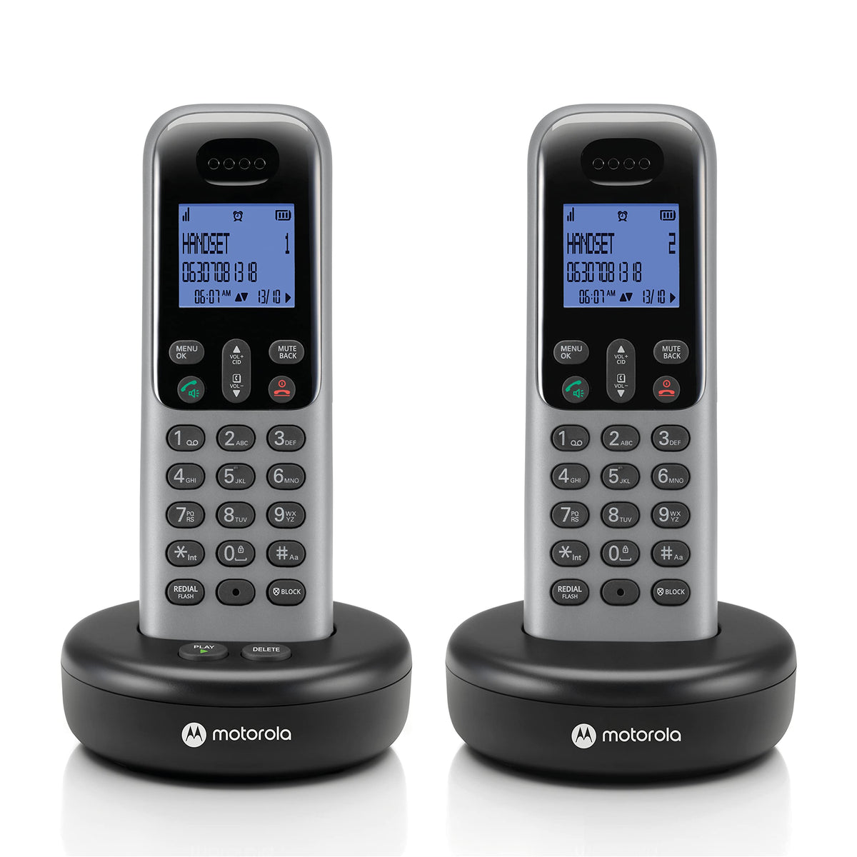 Cordless Phone with Answering Machine, 2 Handsets, Caller ID G577