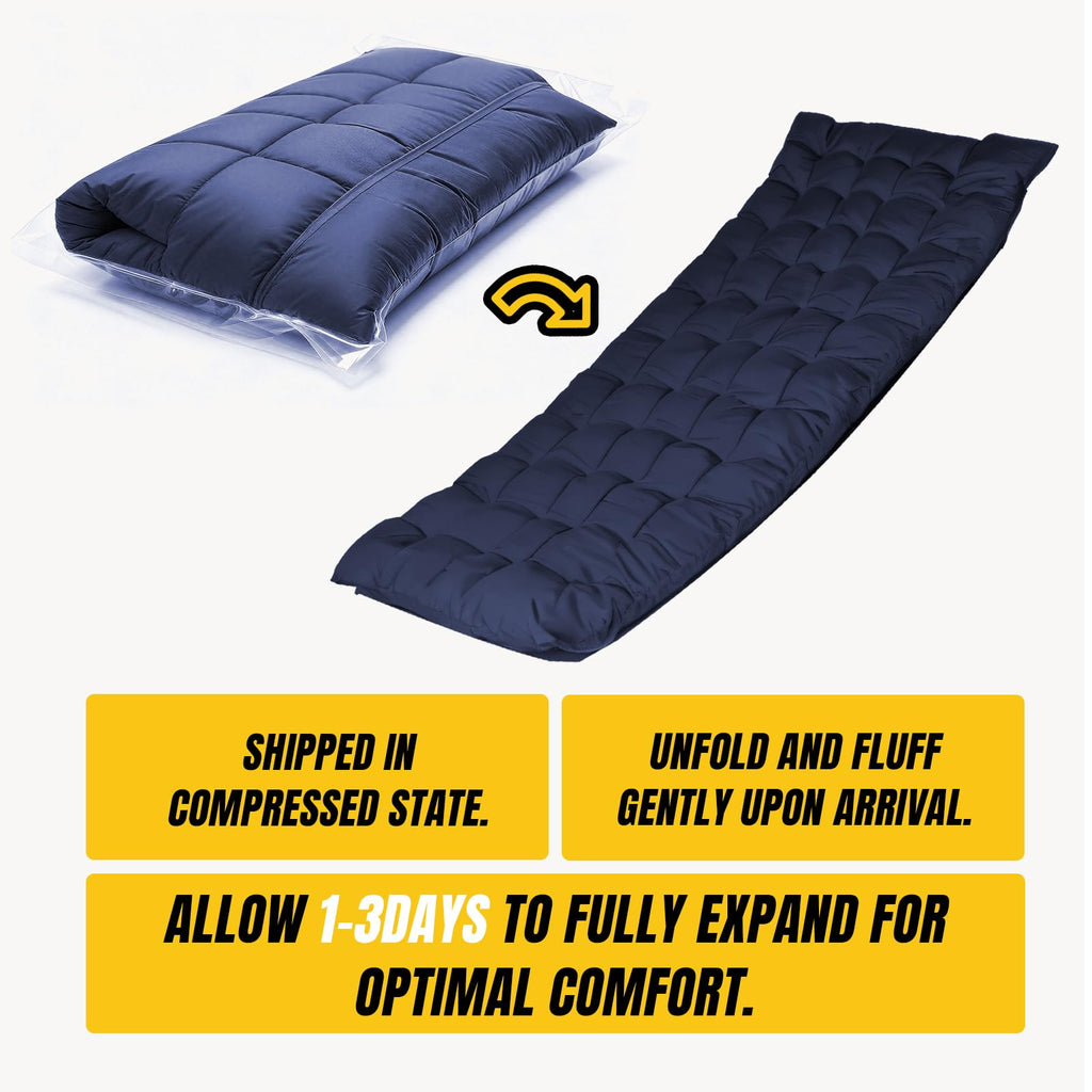 Folding Camping Cot with Removable Mattress and Carry Bag B414868