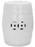 White Ceramic Garden Stool M681039