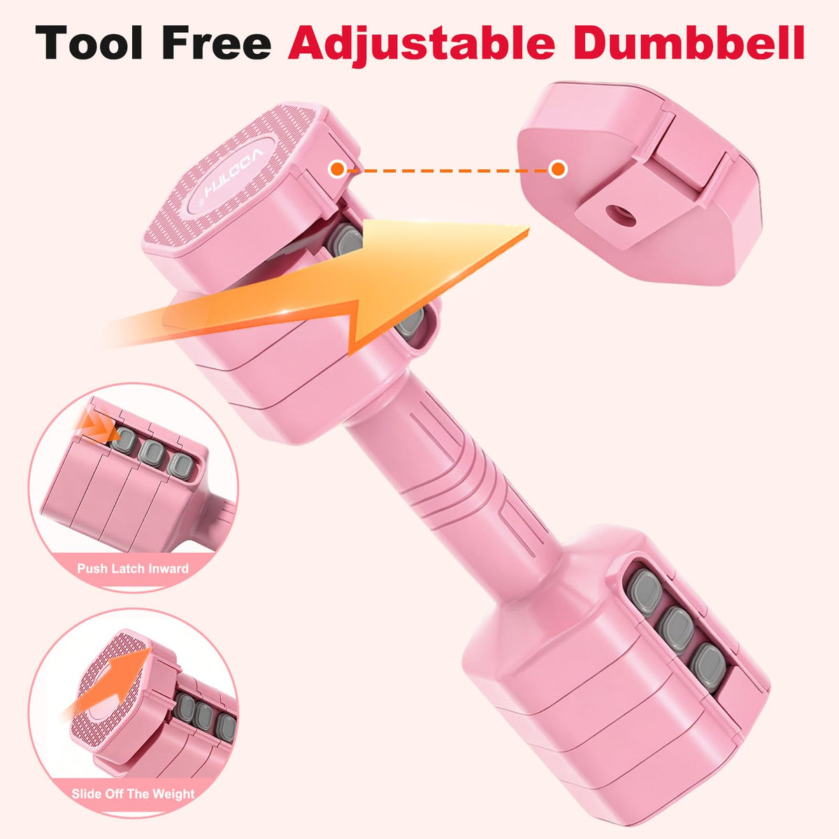 Adjustable Dumbbell Set 5/10 LB Pair M505