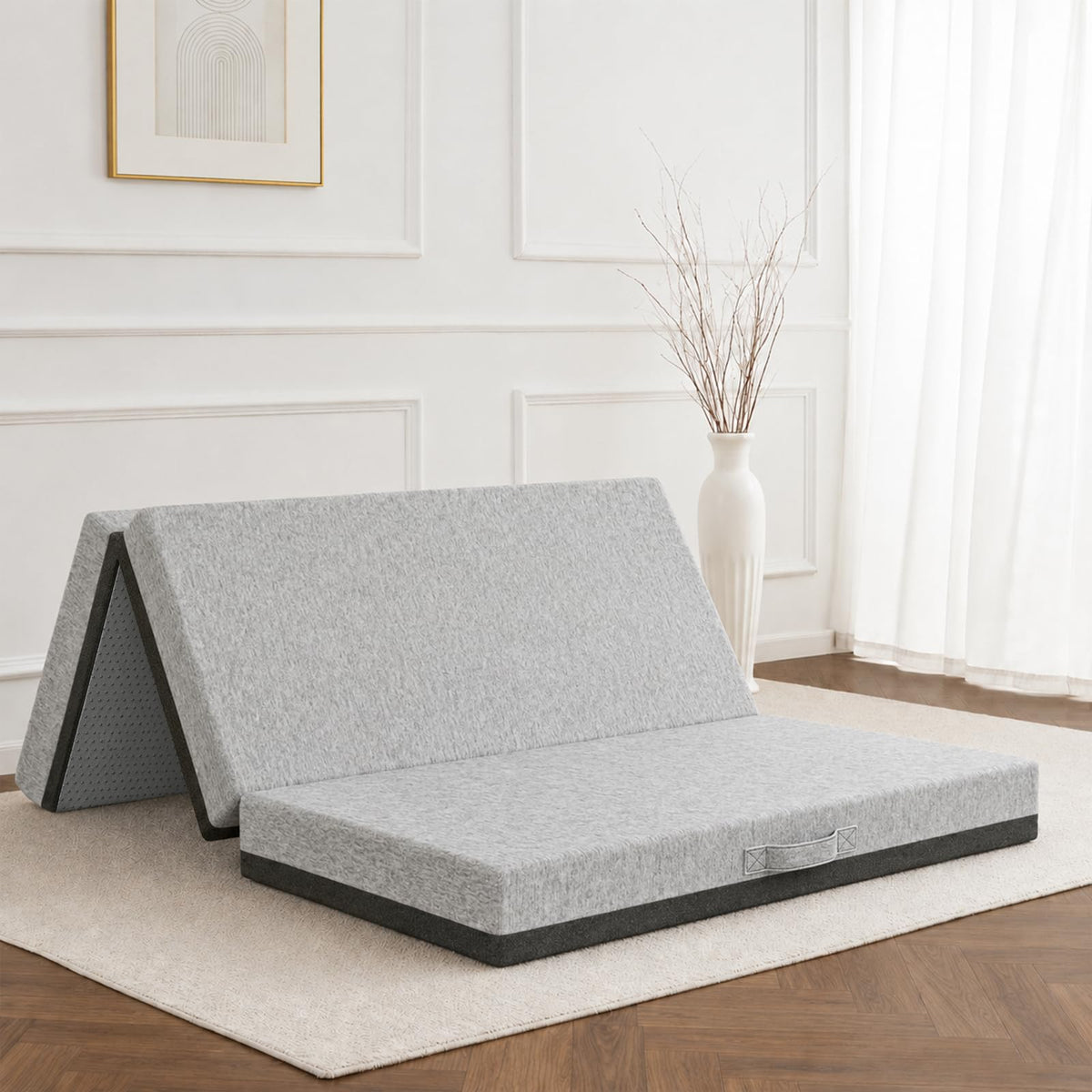 6 Inch Tri-Fold Memory Foam Mattress N87579