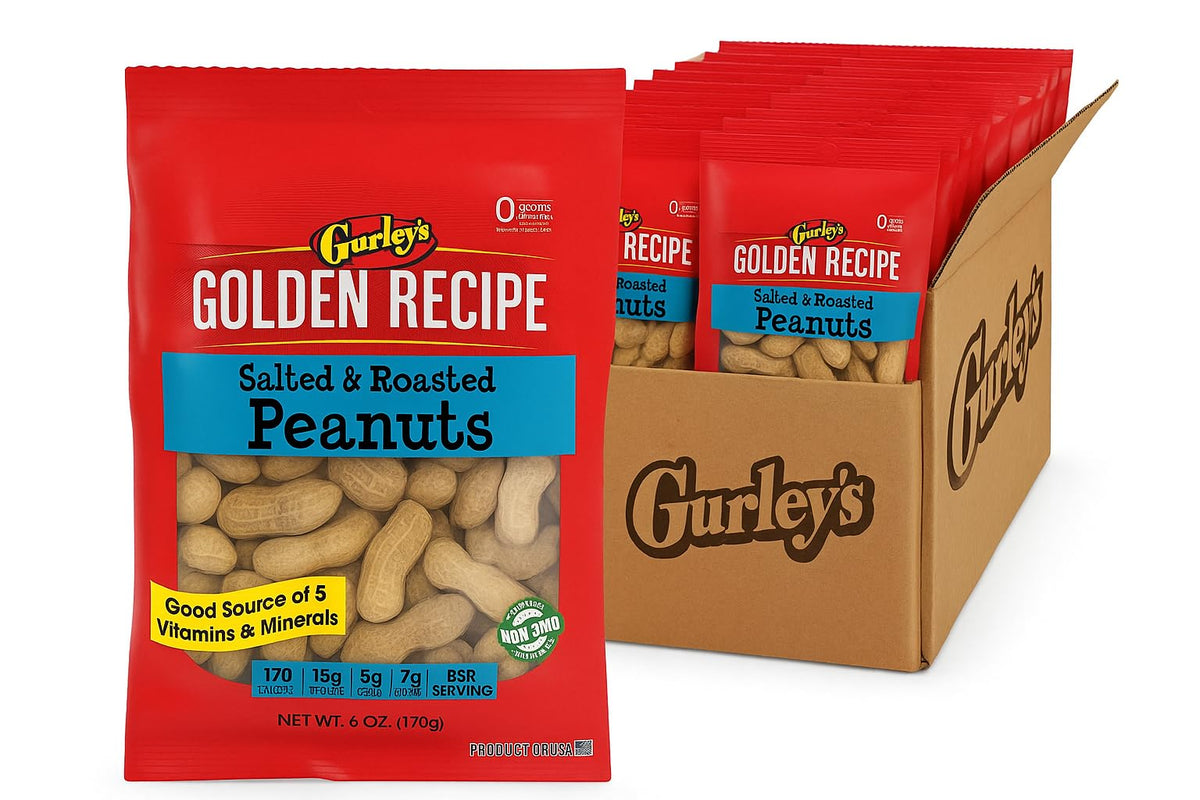 Roasted & Salted Peanuts in Shell 6 oz (12-Pack) V796