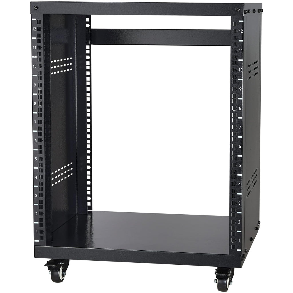 12U AV Rack Stand with Caster Wheels B86321