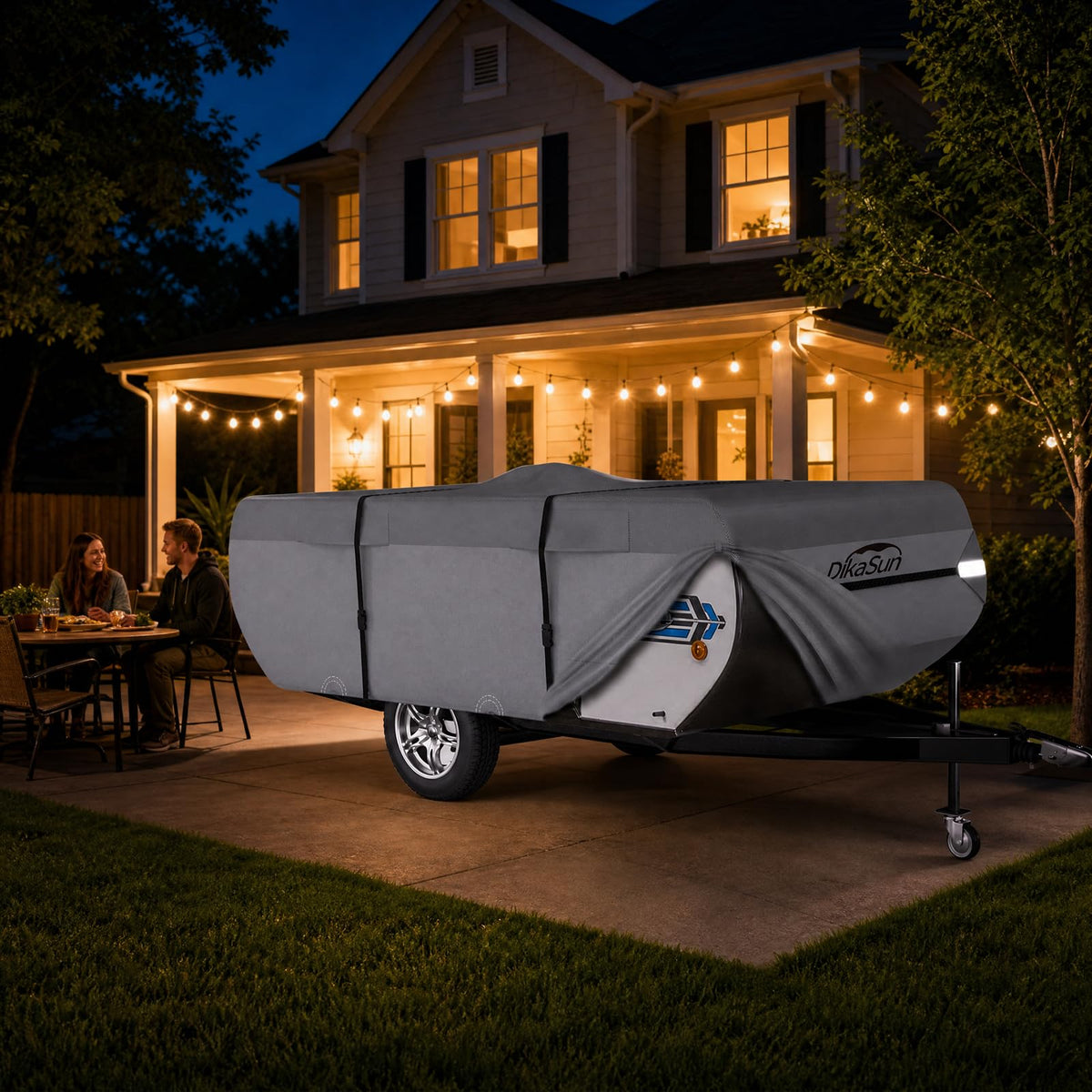 12'-14' Waterproof Pop-up Camper Cover D896571