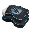 2 Pack Black Stadium Seat Cushion D492434