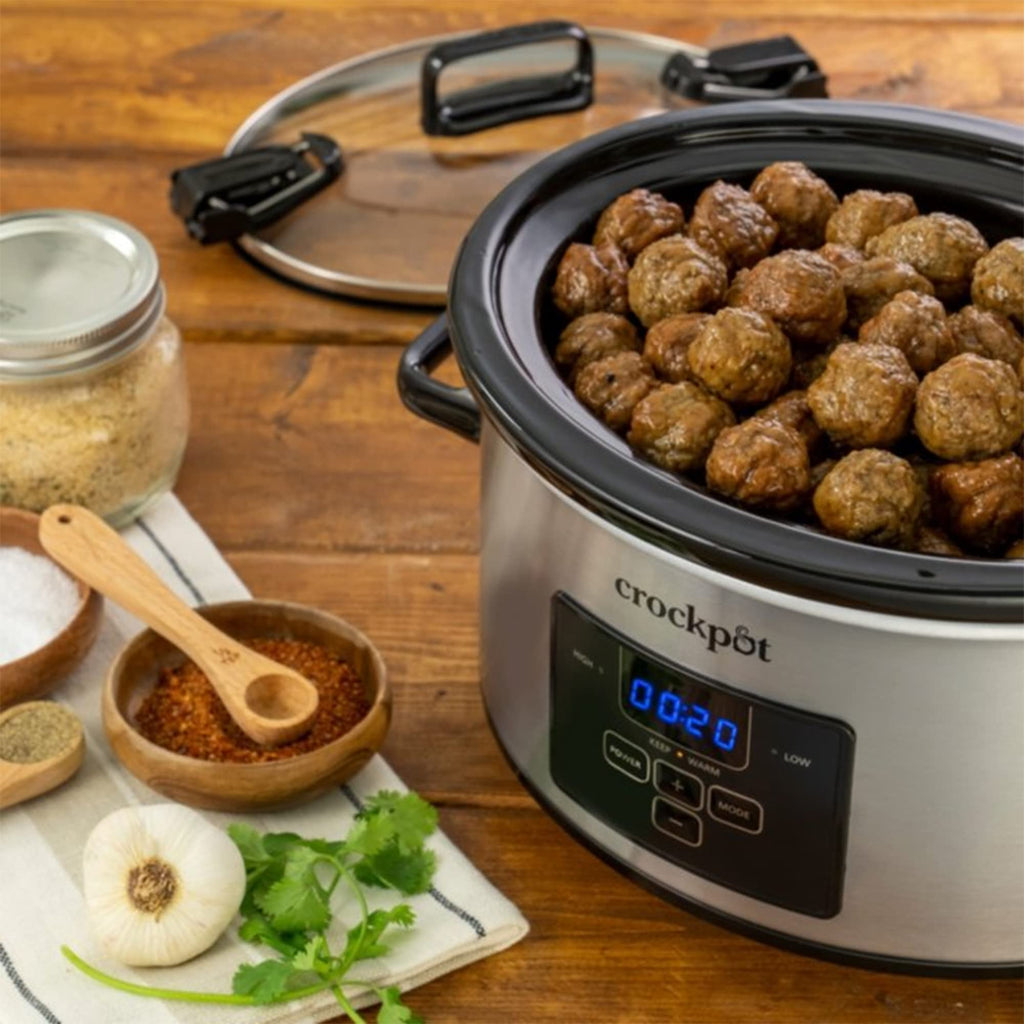 Programmable Slow Cooker, 4 Quart Oval Y971137