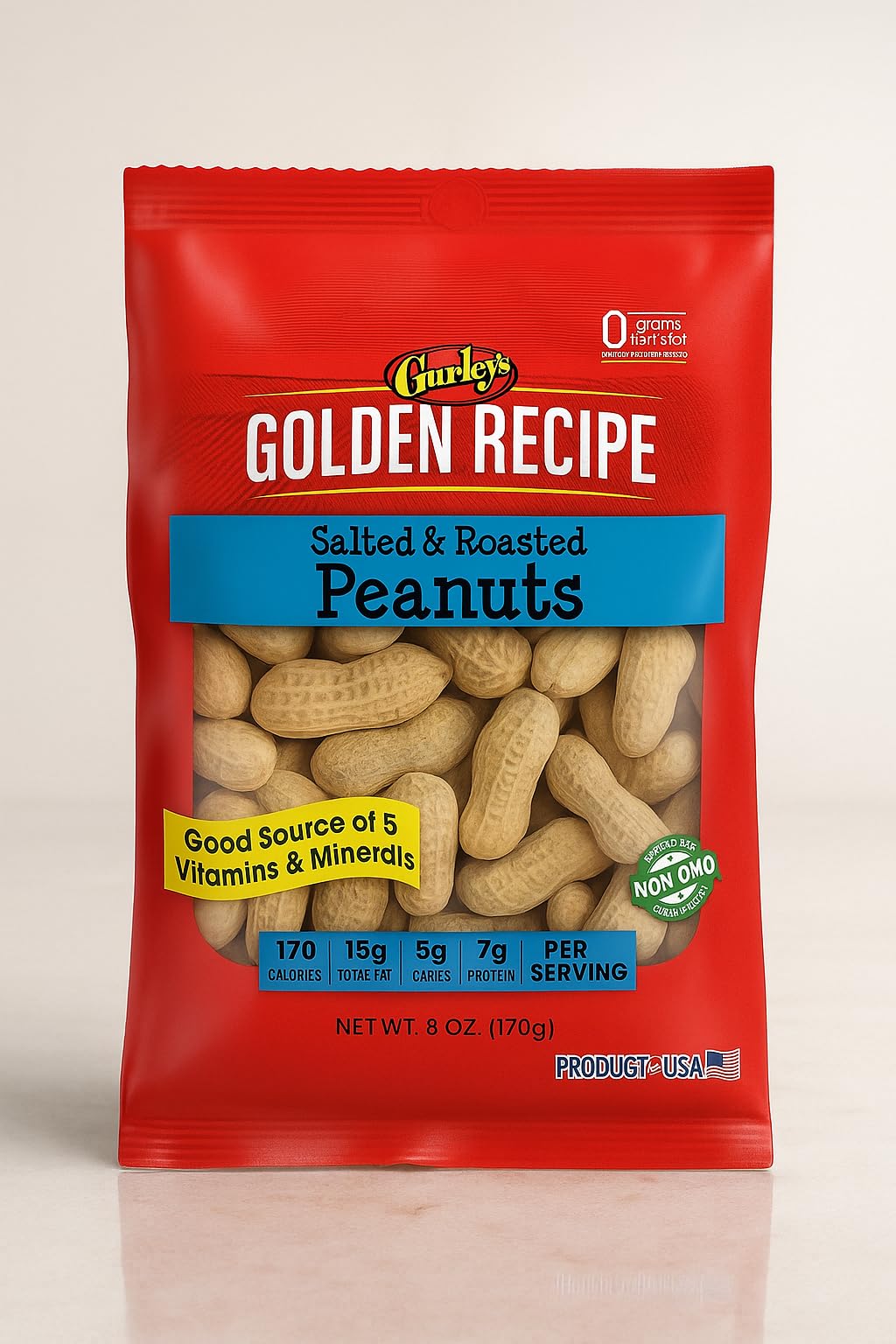 Roasted & Salted Peanuts in Shell 6 oz (12-Pack) V796