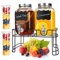 1 Gallon Glass Beverage Dispenser Jars K60013