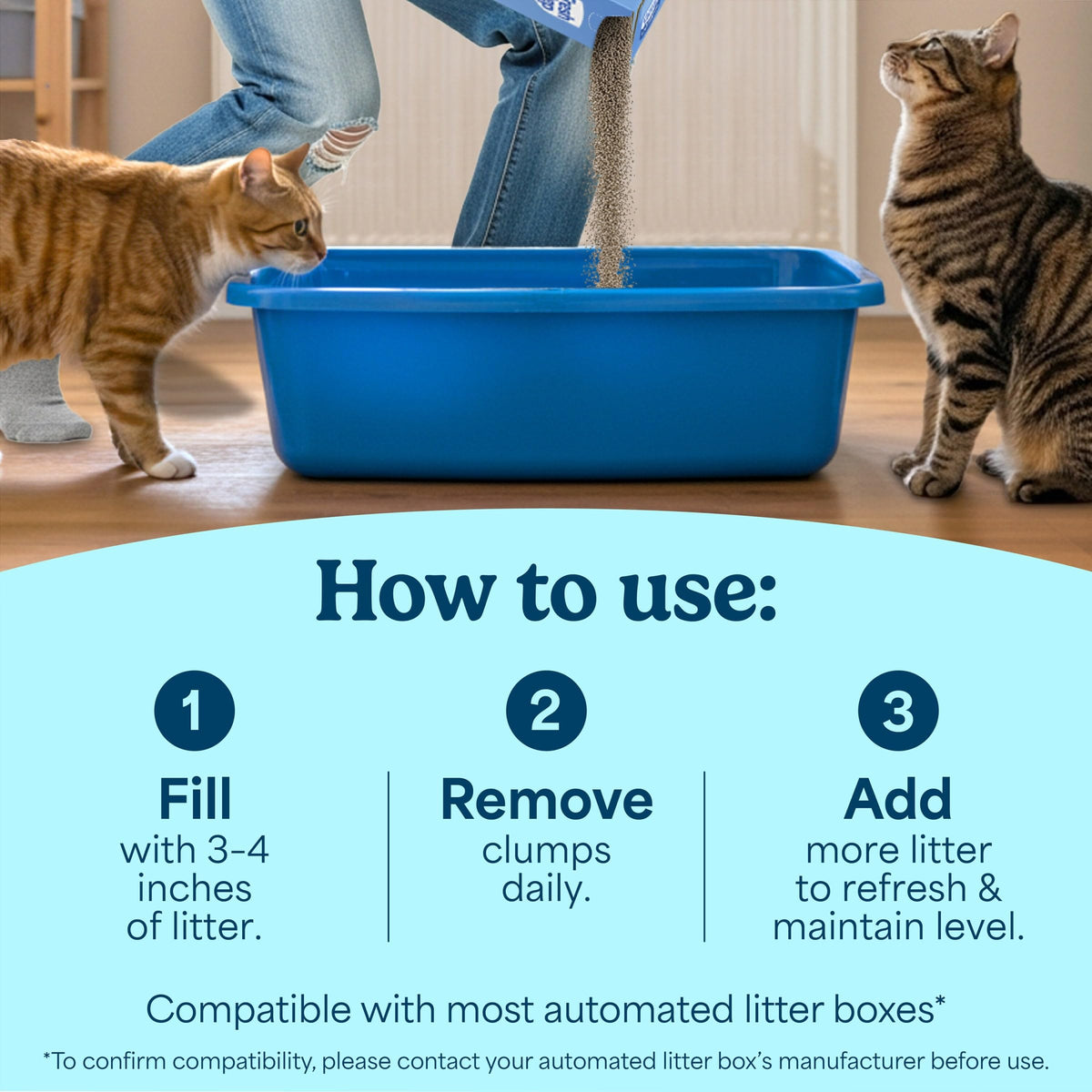 17.5 lb Clumping Cat Litter A946522