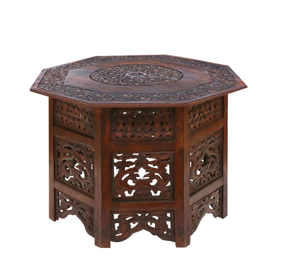Solid Wood Folding Octagon Coffee Table X13873