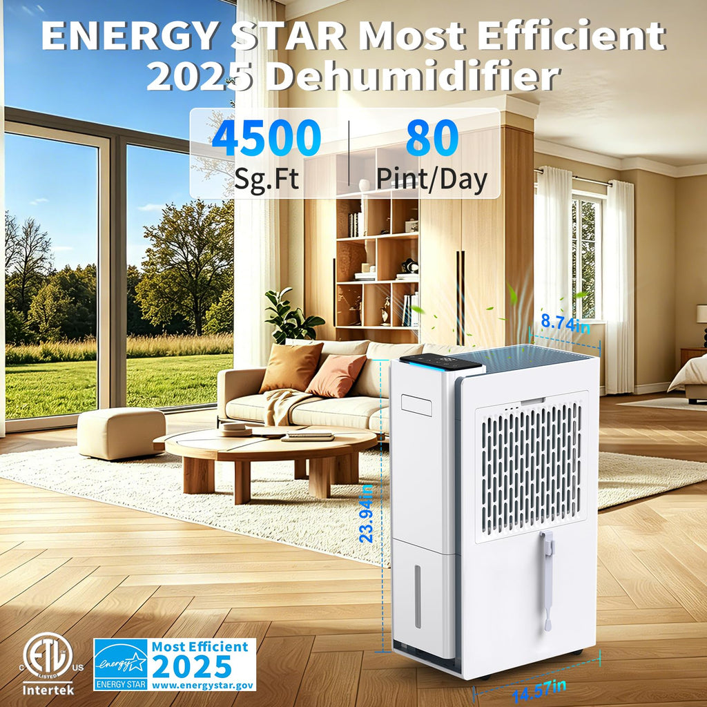 80 Pints Dehumidifier J7962