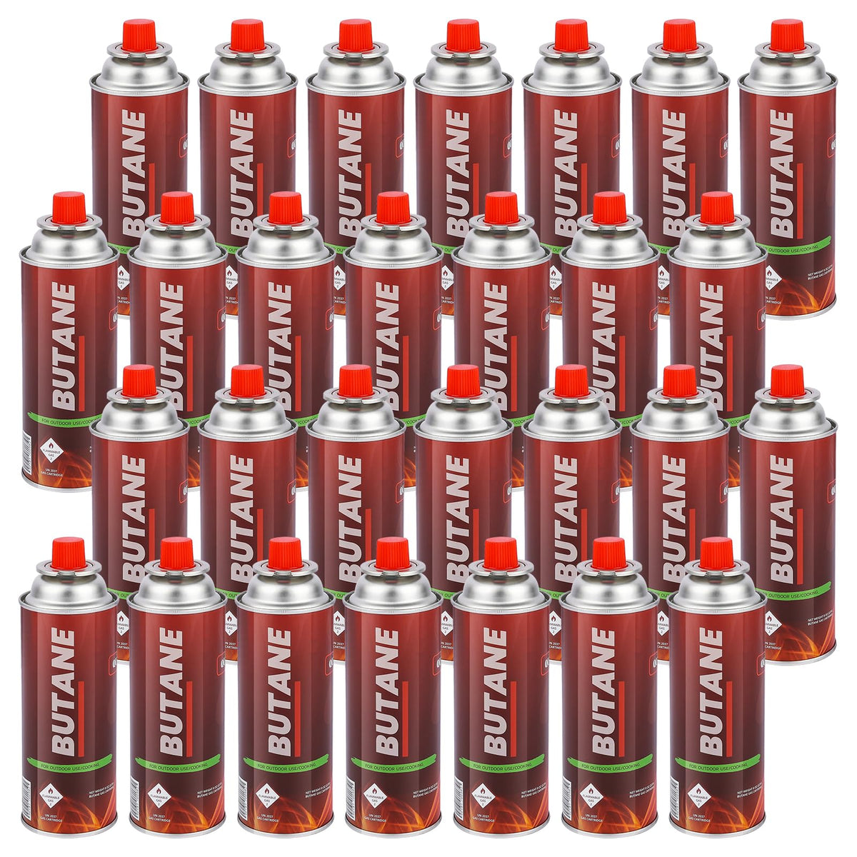 28 Pack Butane Fuel Canisters H12254