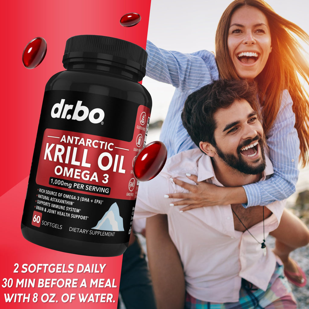 Krill Oil Omega 3 500mg 60 Softgels L625
