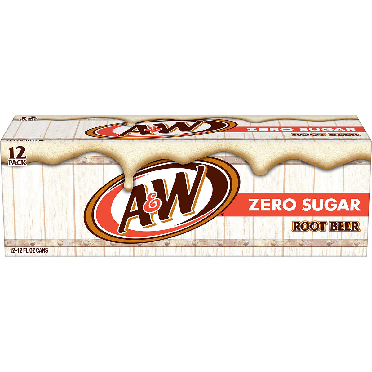 Zero Sugar Root Beer Soda, 12 fl oz cans, 12 pack Z630225