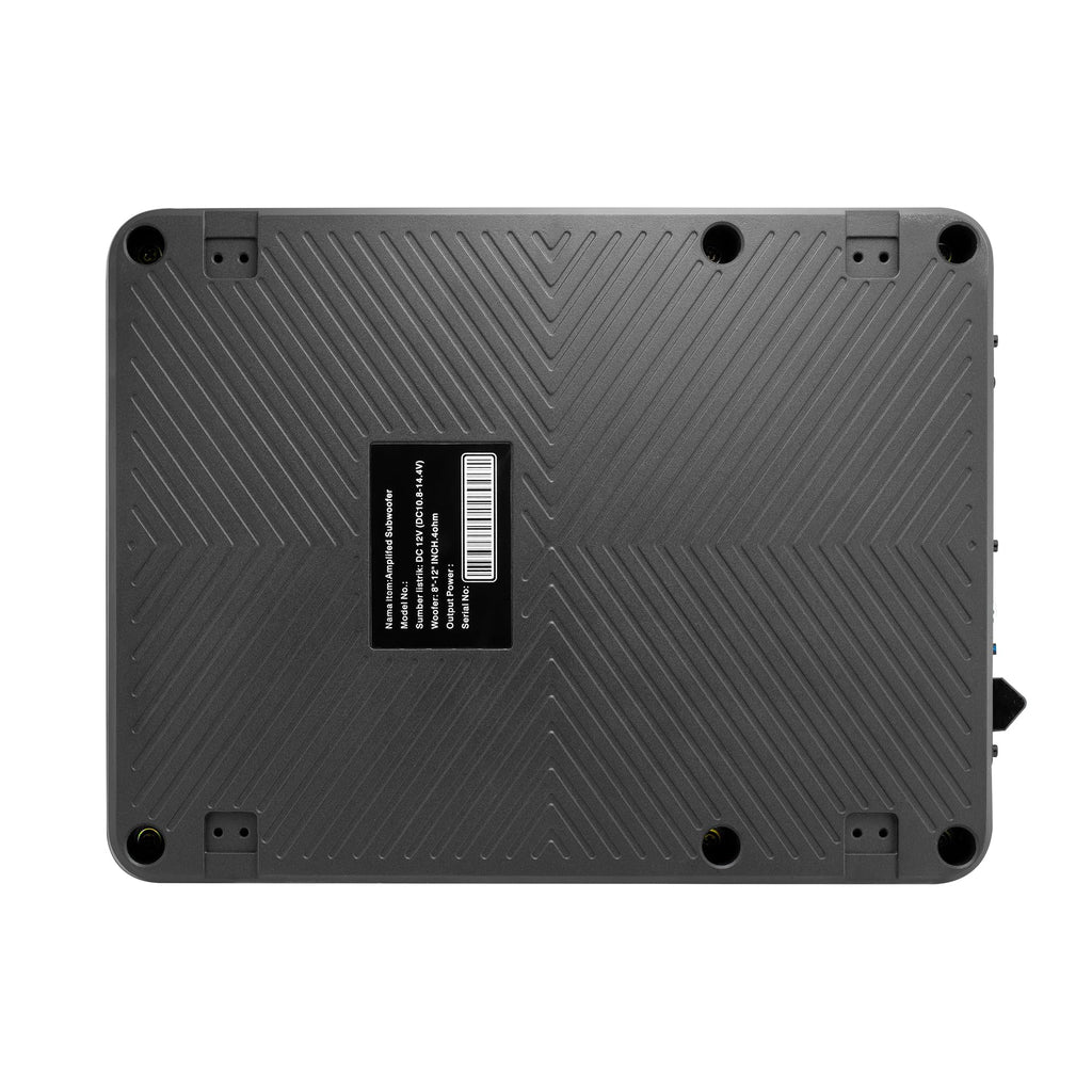 10" Inch Low Profile Underseat Car Subwoofer with Built in Amplifier C998