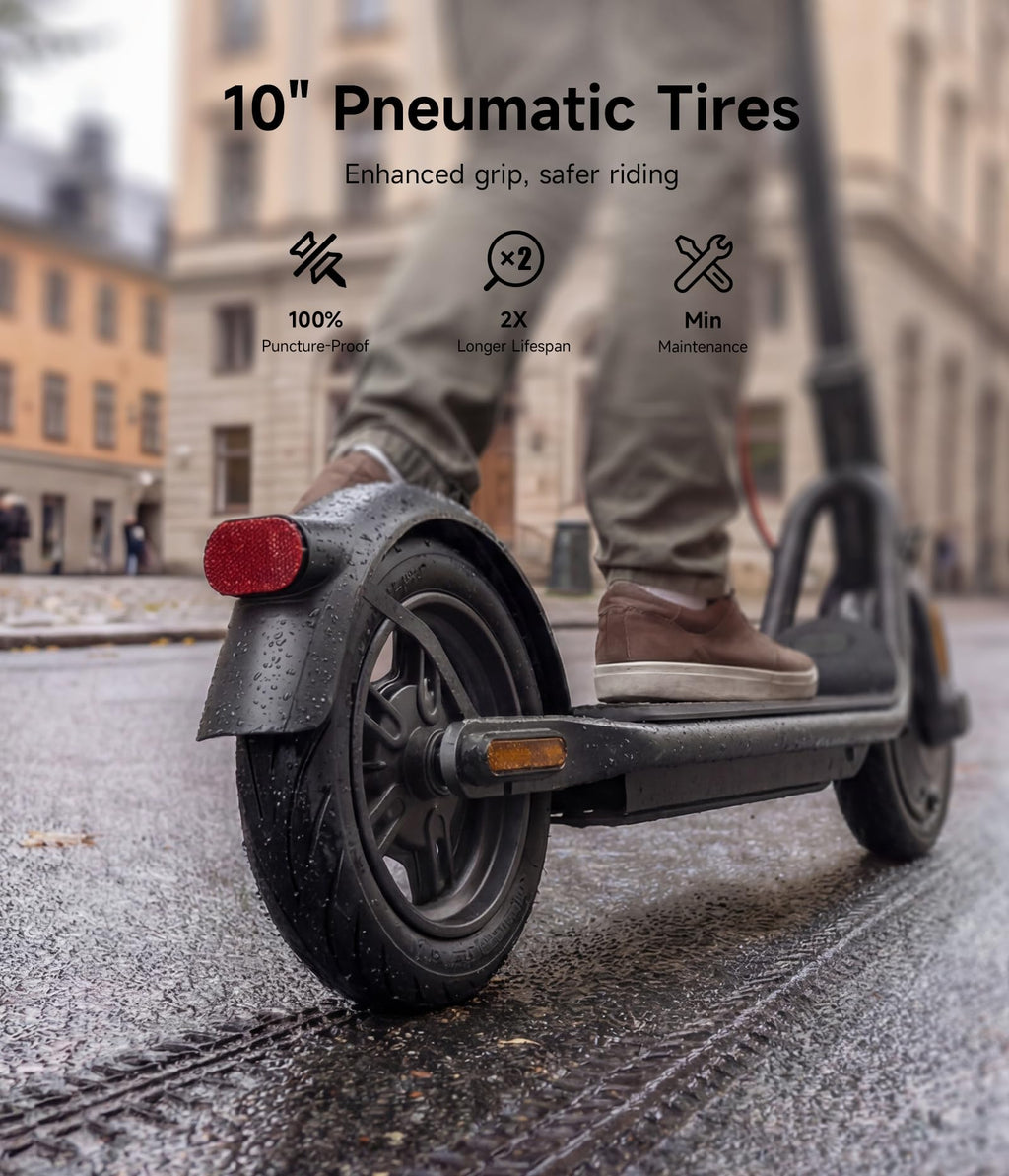Electric Scooter with Dual Brake Suspension T350