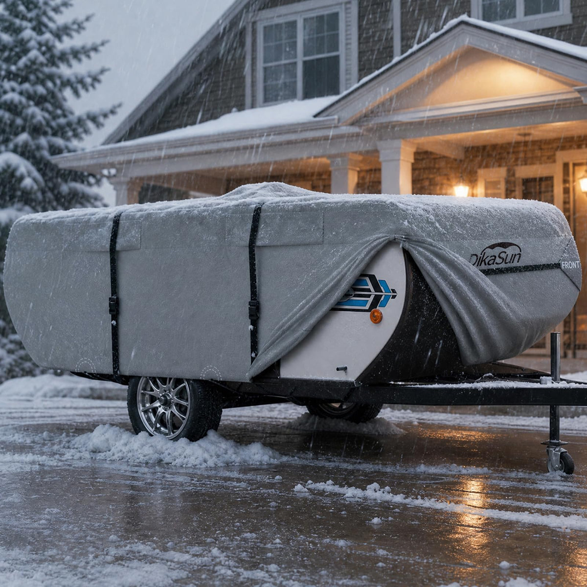 12'-14' Waterproof Pop-up Camper Cover D896571