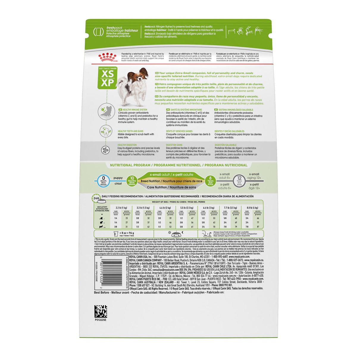 X-Small Adult Dry Dog Food 14 lb Bag G47414