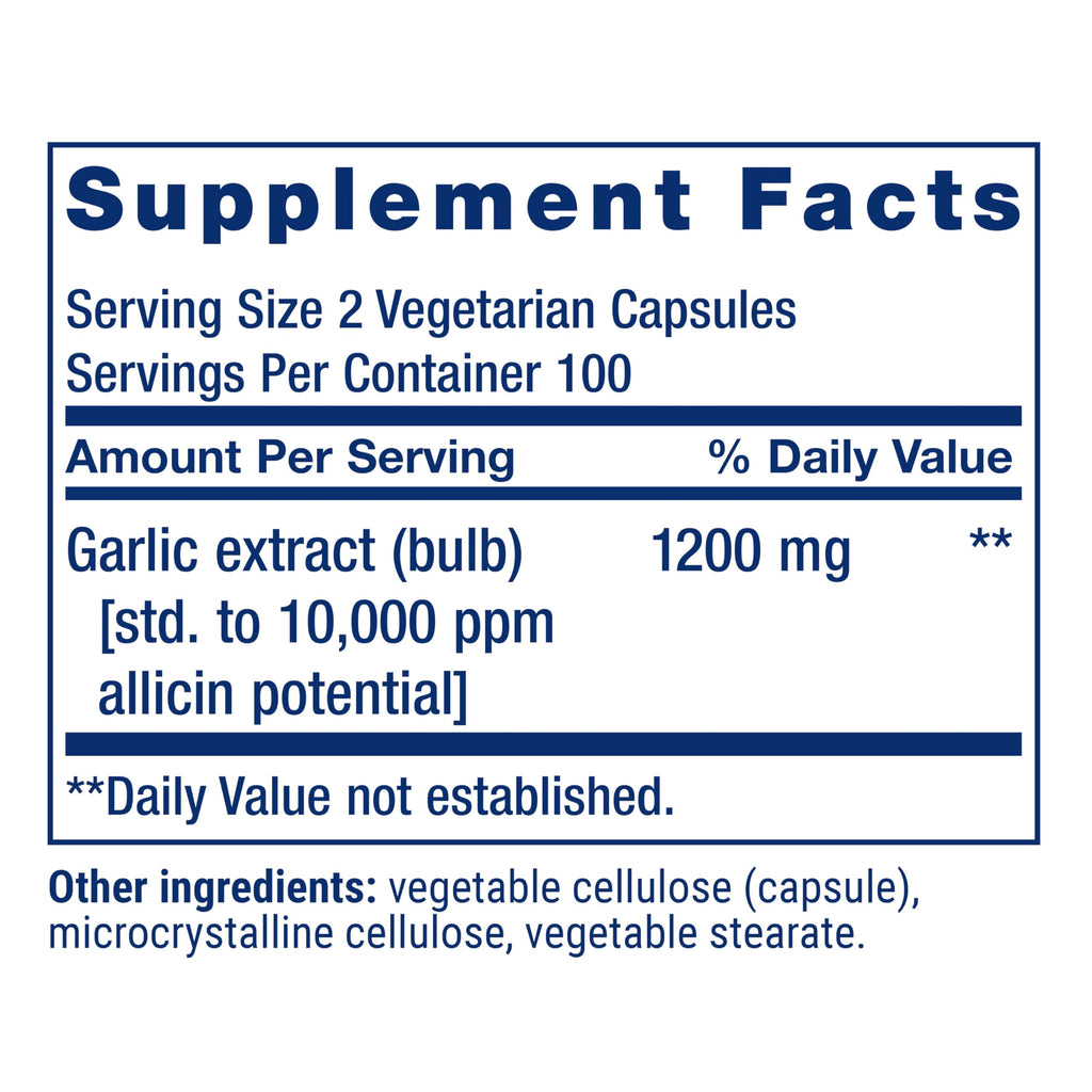 Garlic 200 Capsules X7914