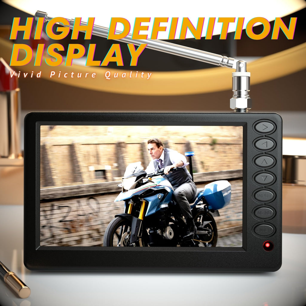 5 Inch Portable Mini TV with Remote Q134