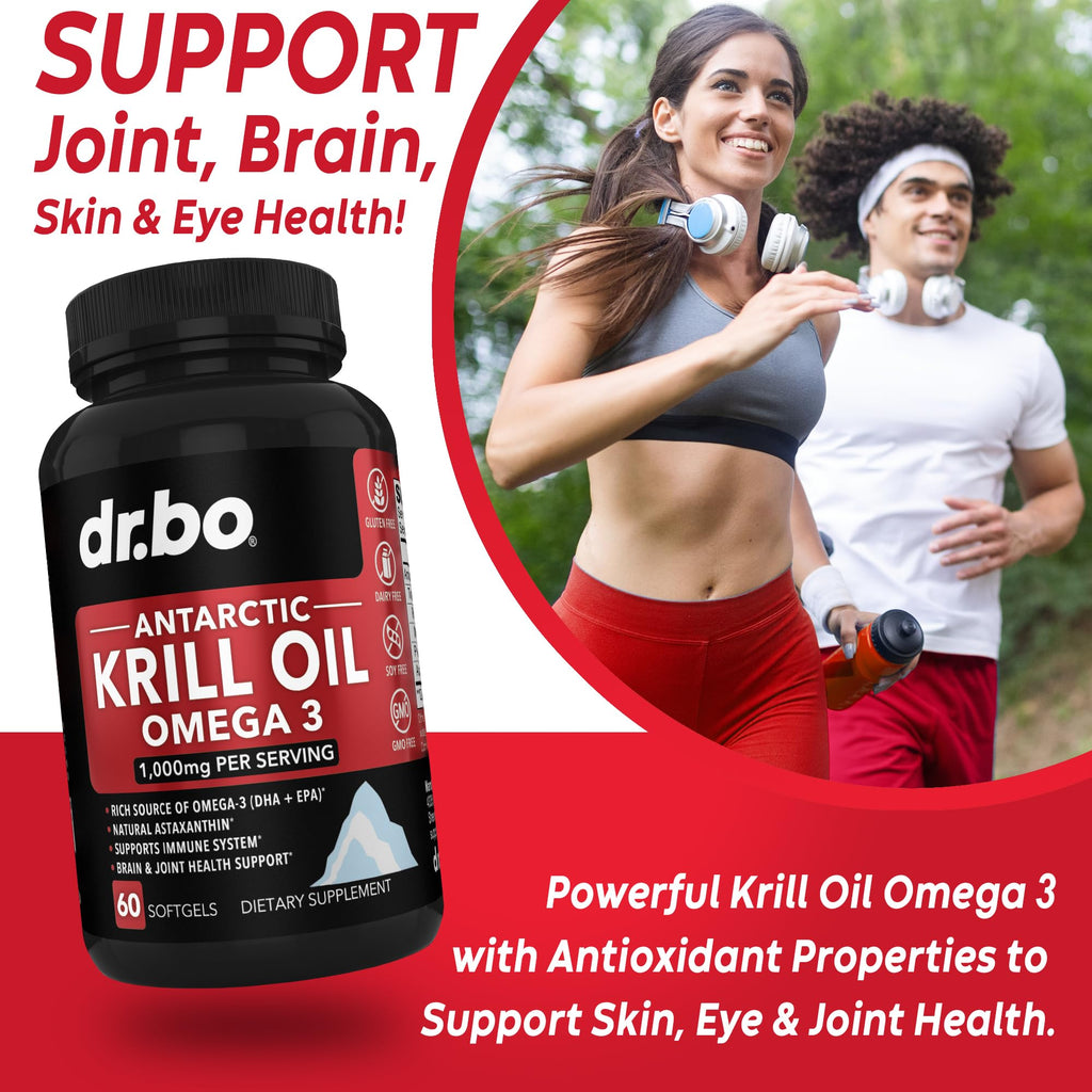 Krill Oil Omega 3 500mg 60 Softgels L625