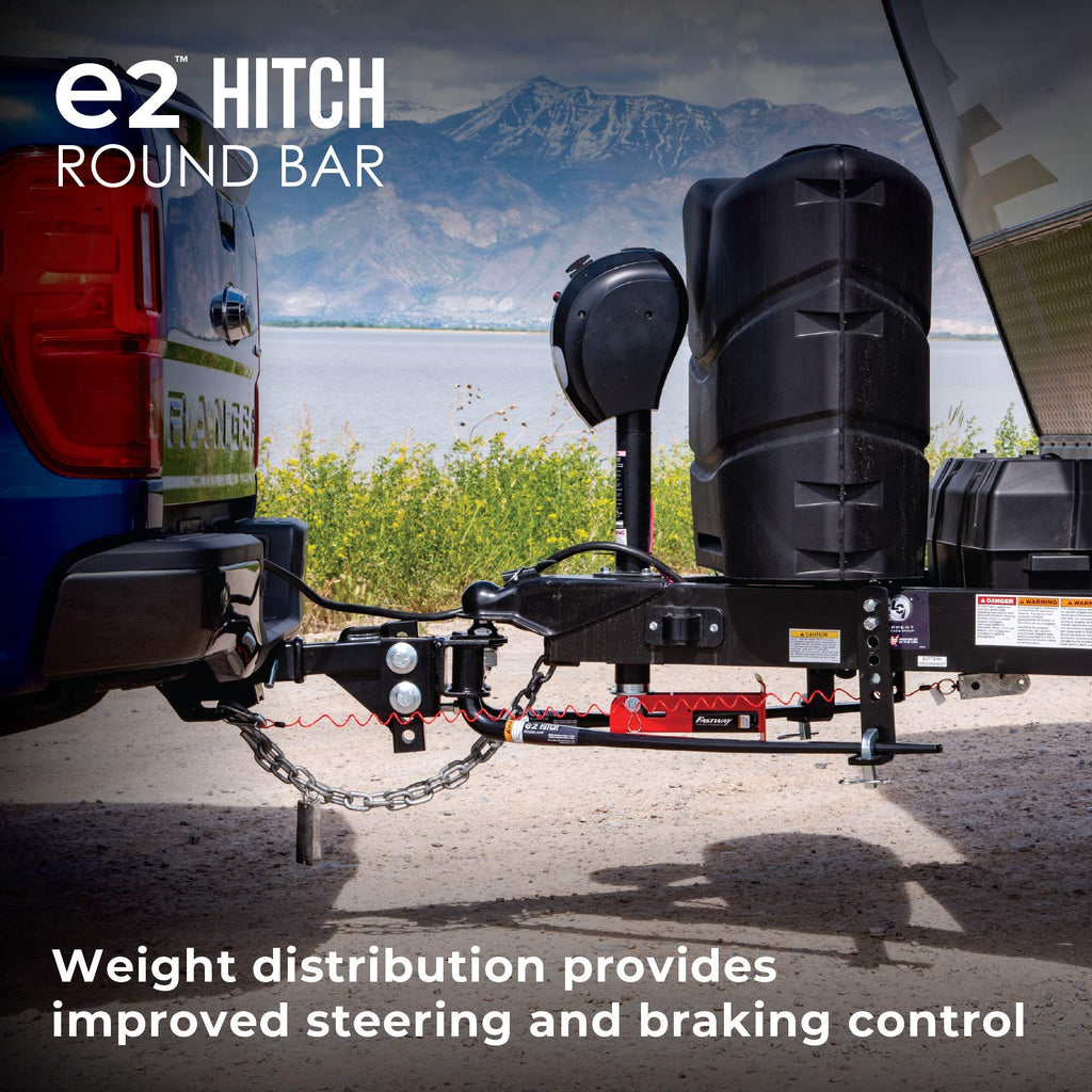 2-Point Sway Control Round Bar Hitch, 8,000 Lbs Trailer Weight Rating K310318