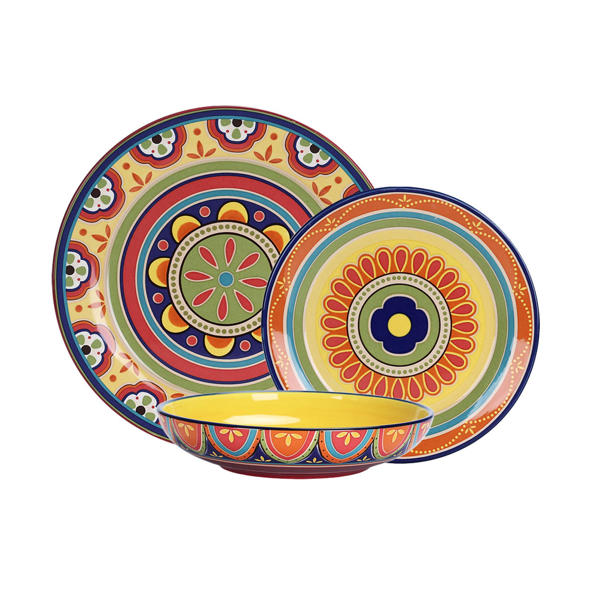 Ceramic 12 pcs Dinnerware Set, Service for 4 Z481530