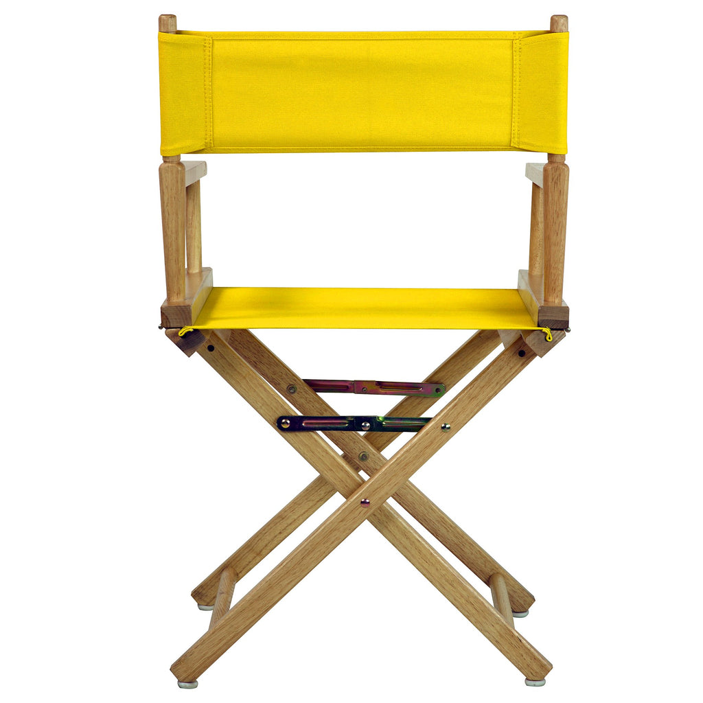 Director's Chair Natural Frame Gold Canvas T768