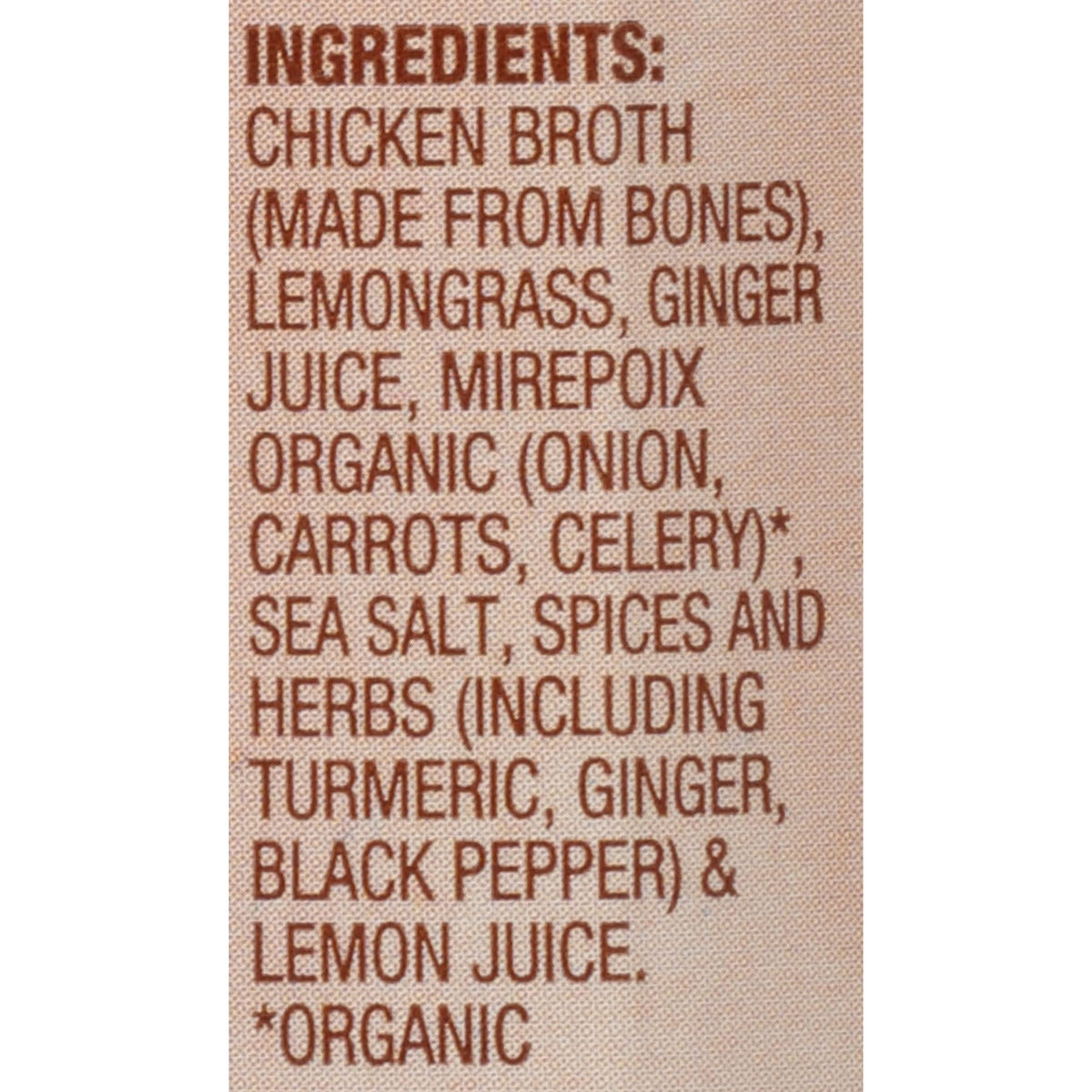 Turmeric & Ginger Chicken Bone Broth J746950