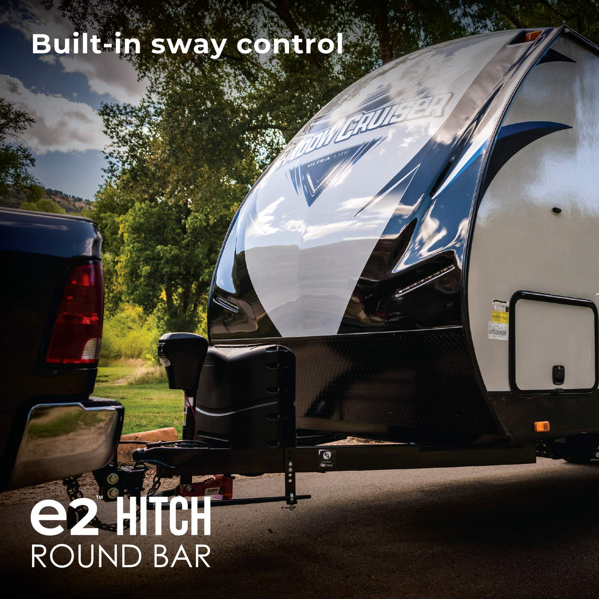 2-Point Sway Control Round Bar Hitch, 8,000 Lbs Trailer Weight Rating K310318