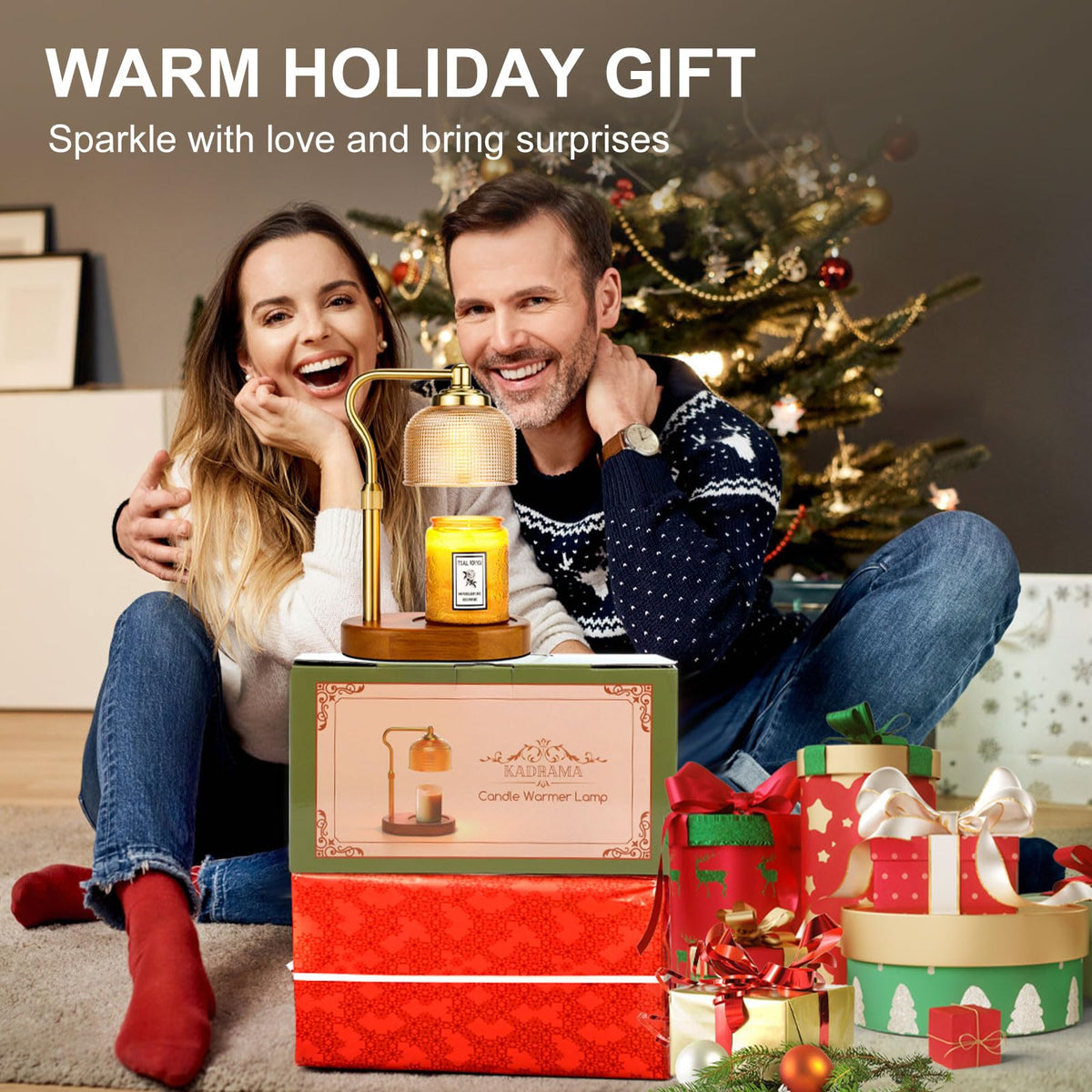 Electric Candle Warmer Lamp with Timer Dimmable Height Adjustable Q5257