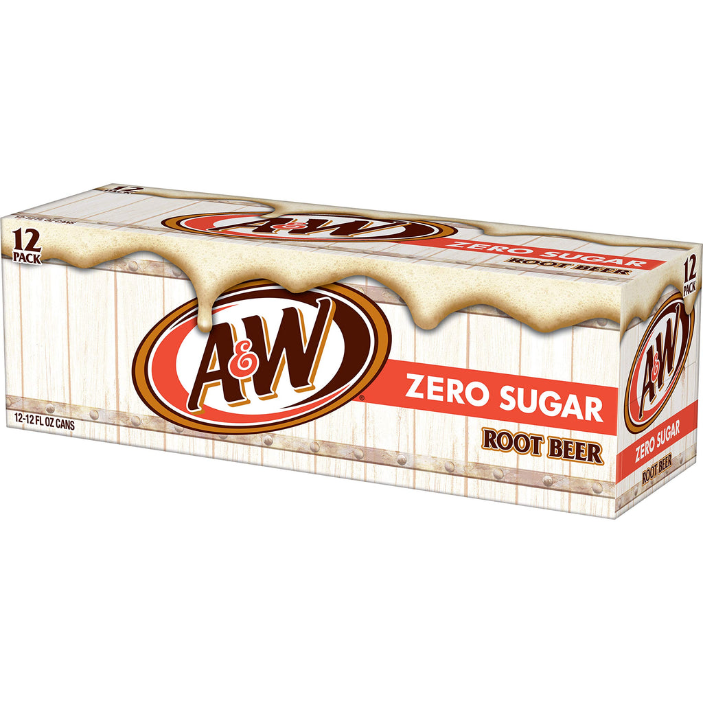 Zero Sugar Root Beer Soda, 12 fl oz cans, 12 pack Z630225